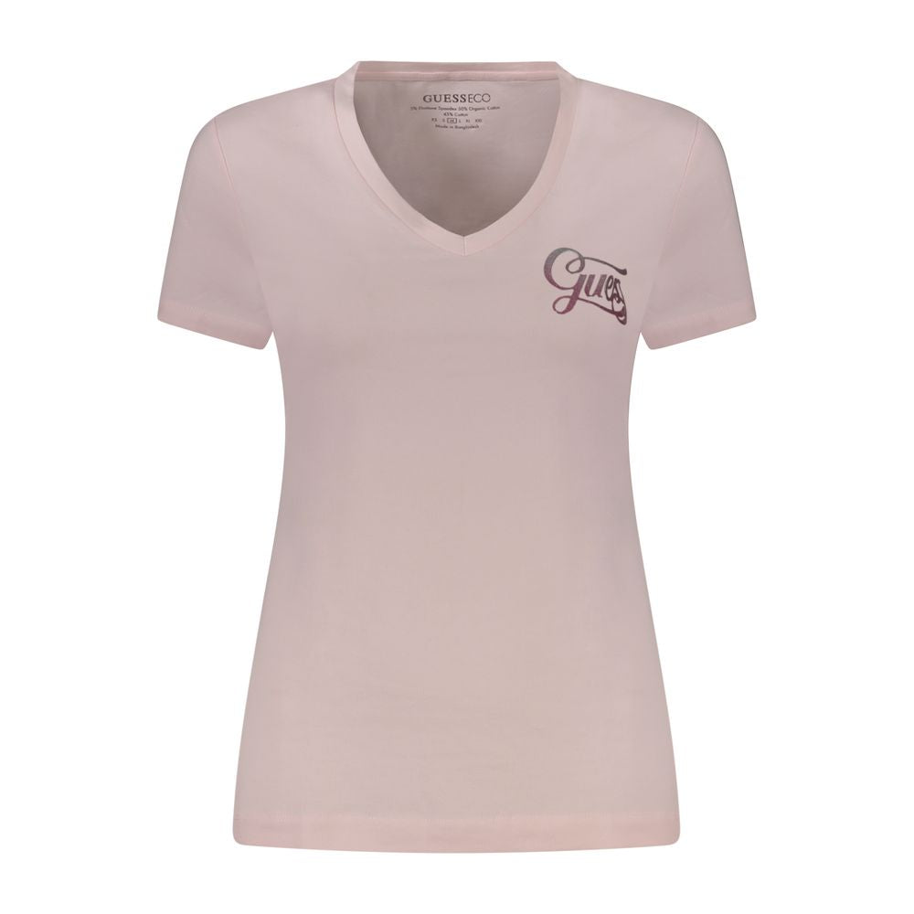 Pink Cotton Tops & T-Shirt