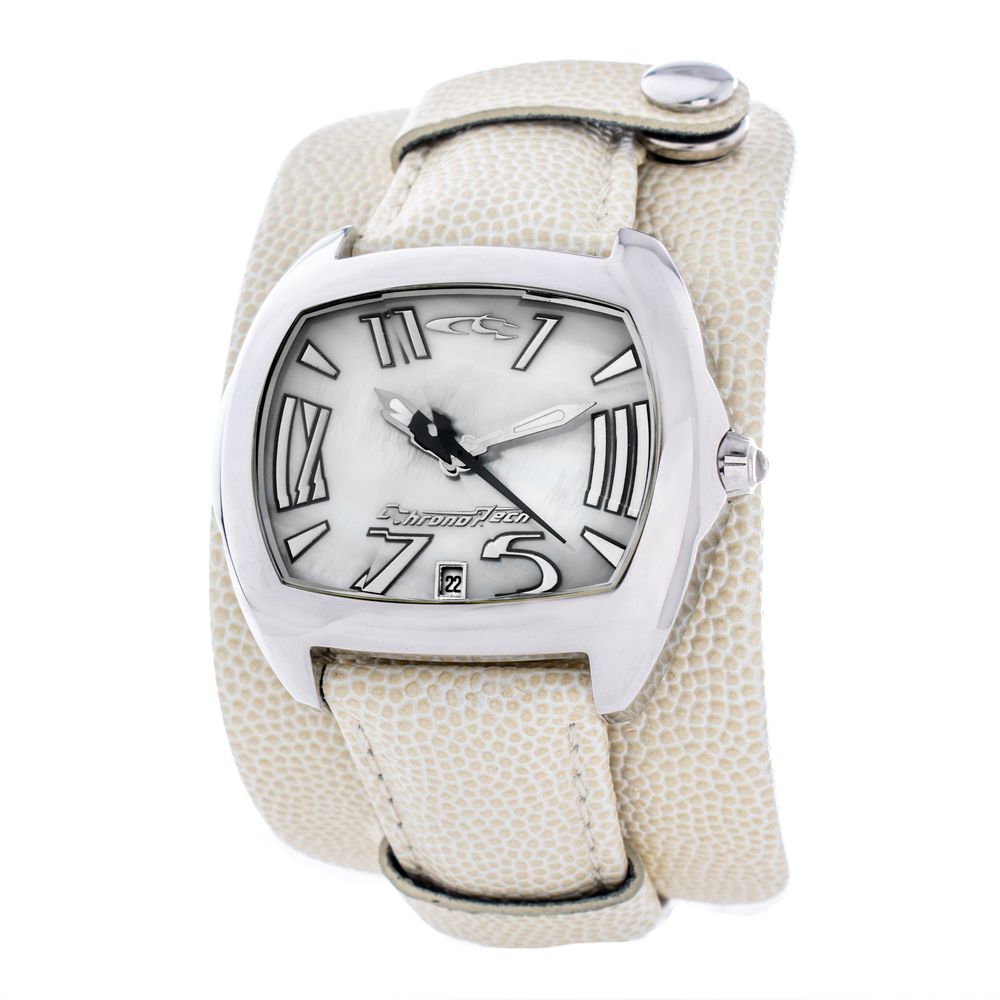 Beige Leather Watch