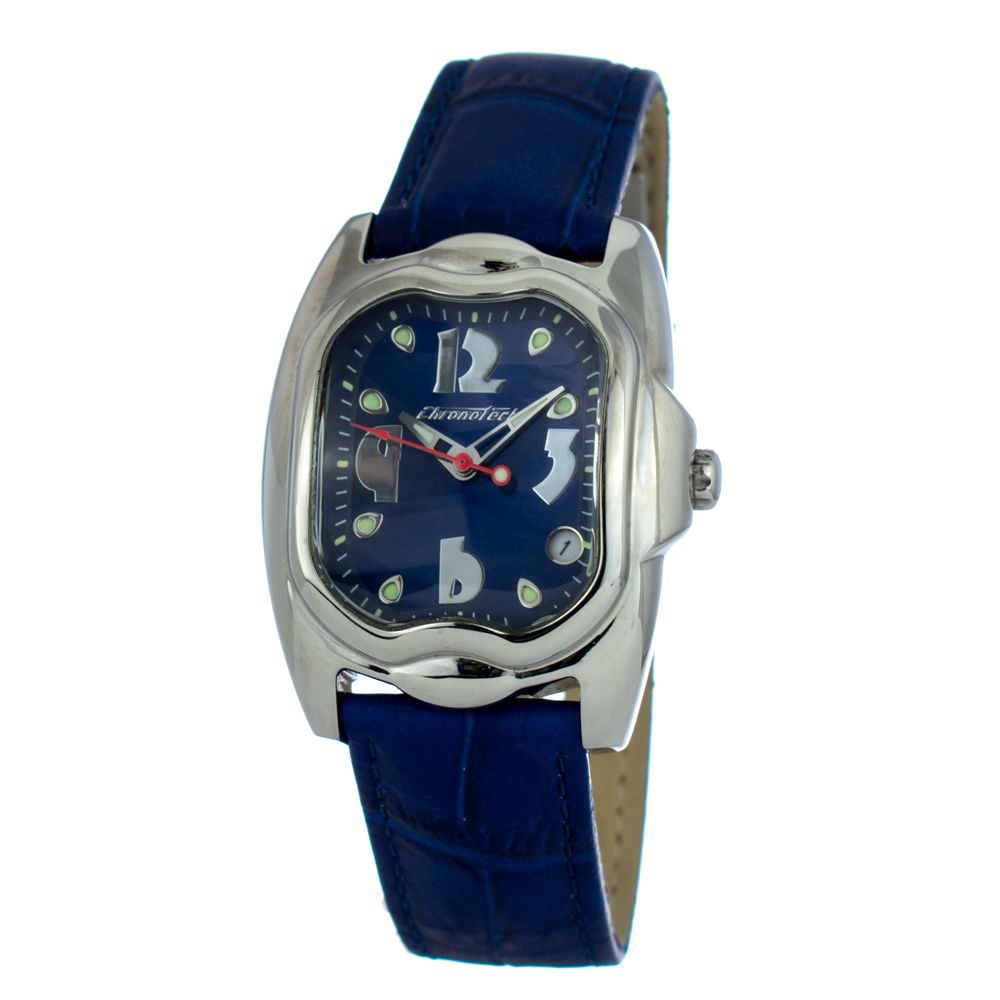 Blue Leather Watch