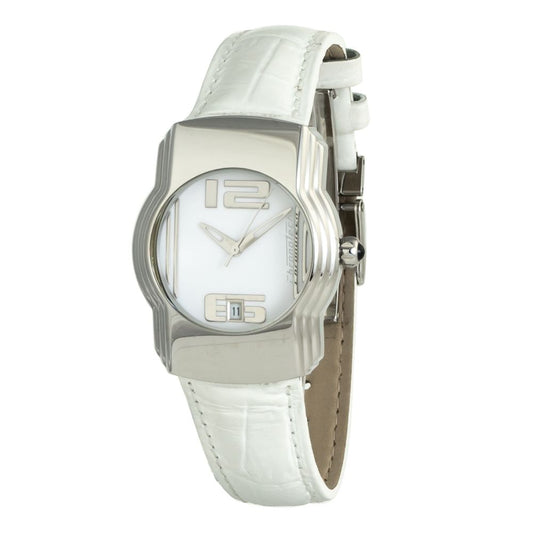 White Leather Watch