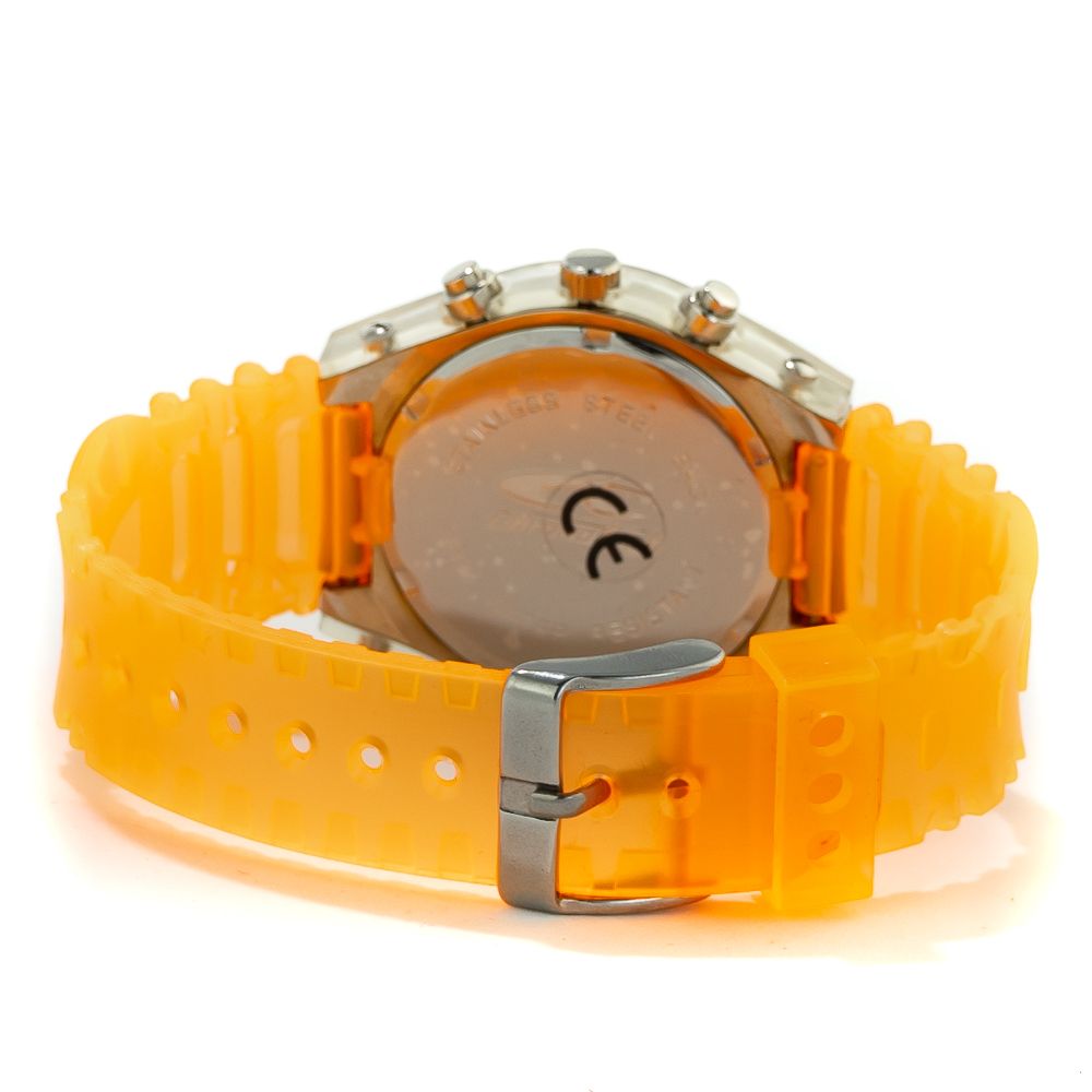 Orange Rubber Watch