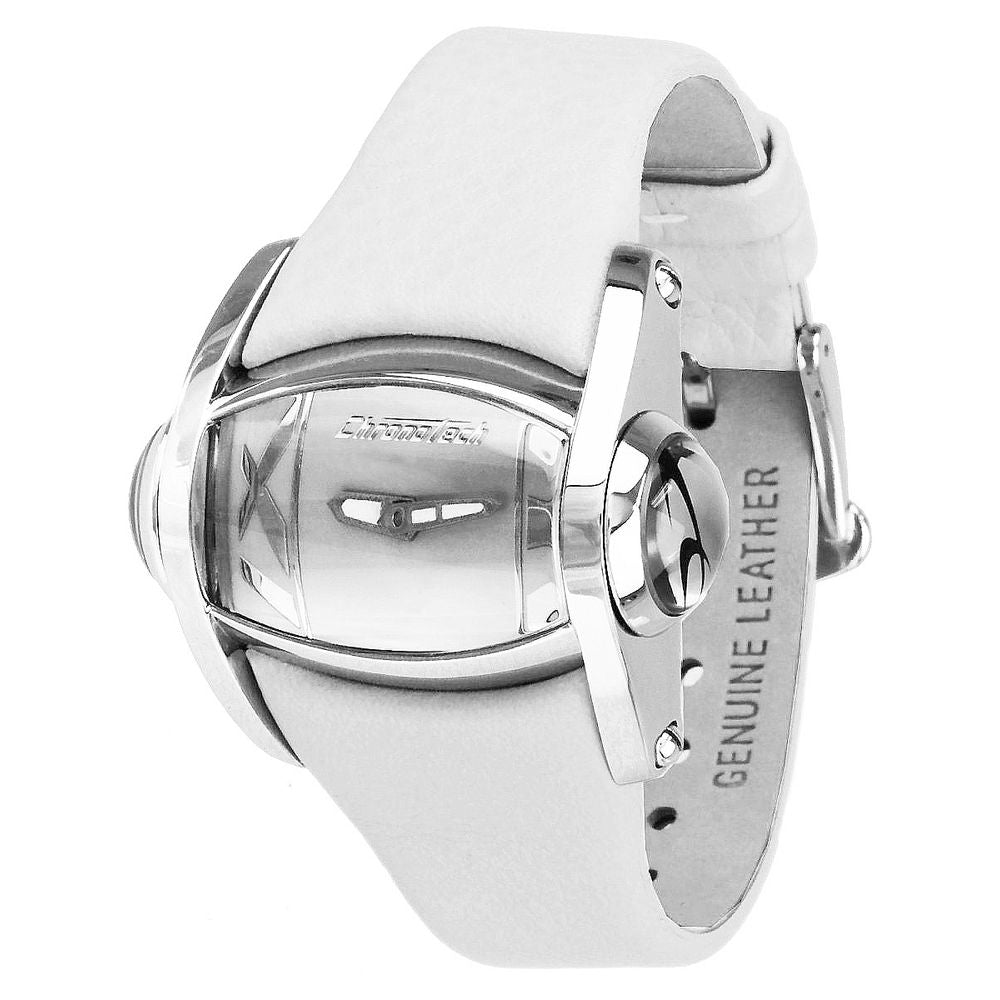 White Leather Watch