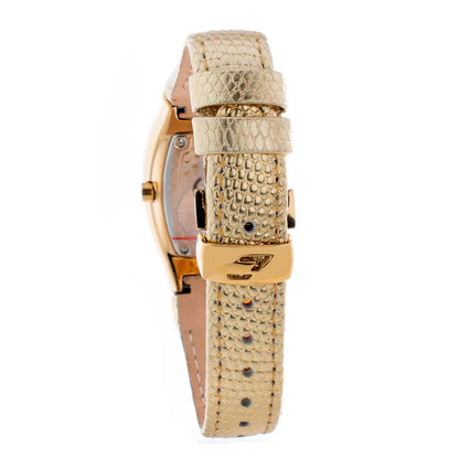 Gold Leather Watch