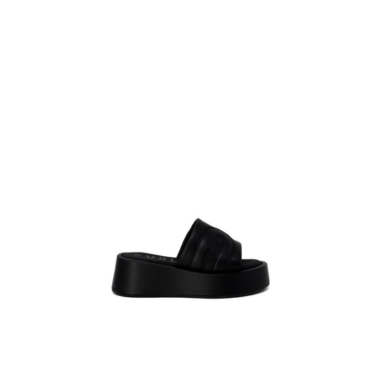 Black Leather Sandal