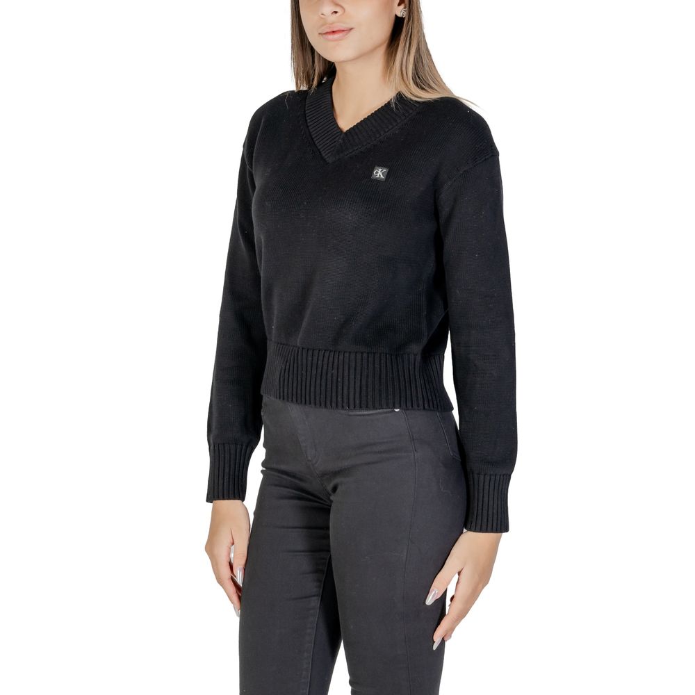 Black Cotton Sweater