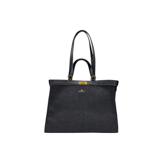 Black Cotton Handbag