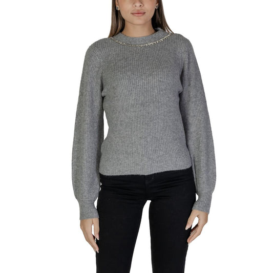 Gray Recycled Polyester Sweater