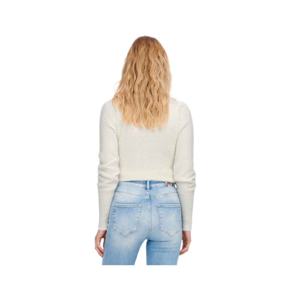 Cream Nylon Sweater