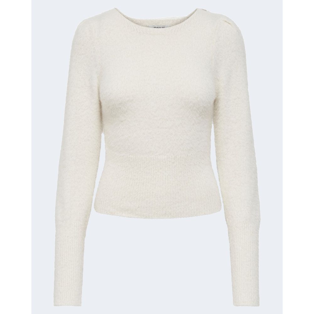 Cream Nylon Sweater