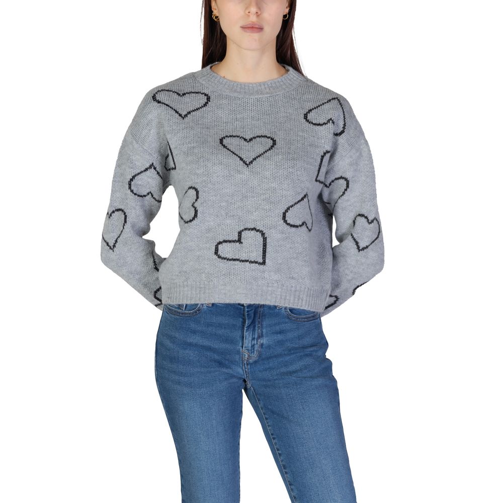 Gray Acrylic Sweater