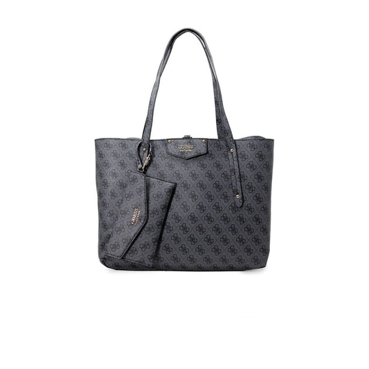 Gray Polyethylene Handbag