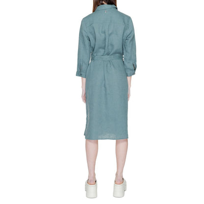 Green Linen Dress