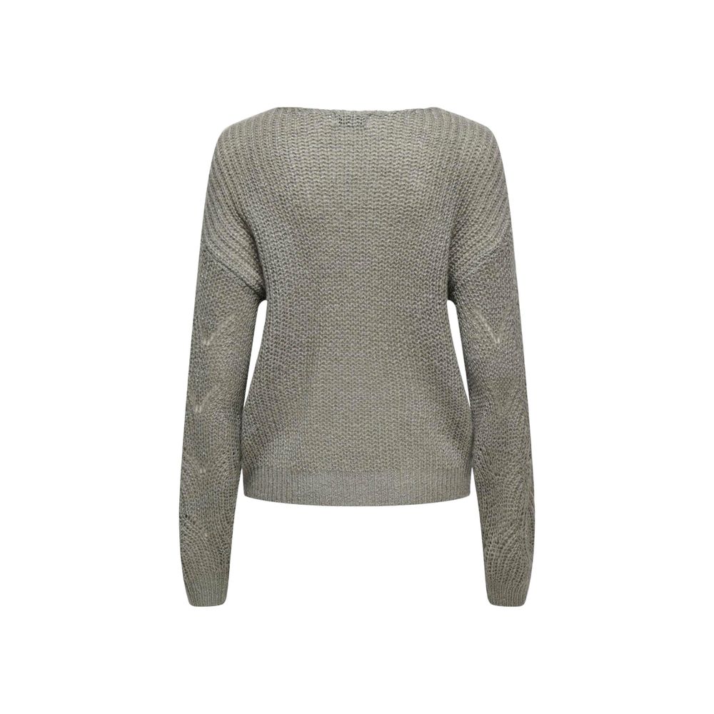 Gray Acrylic Sweater