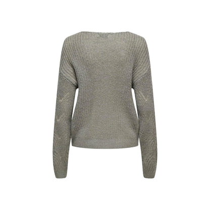 Gray Acrylic Sweater