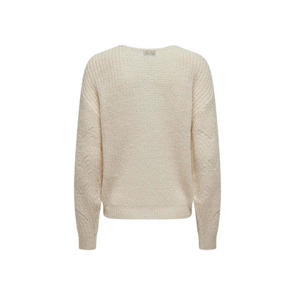 Cream Acrylic Sweater