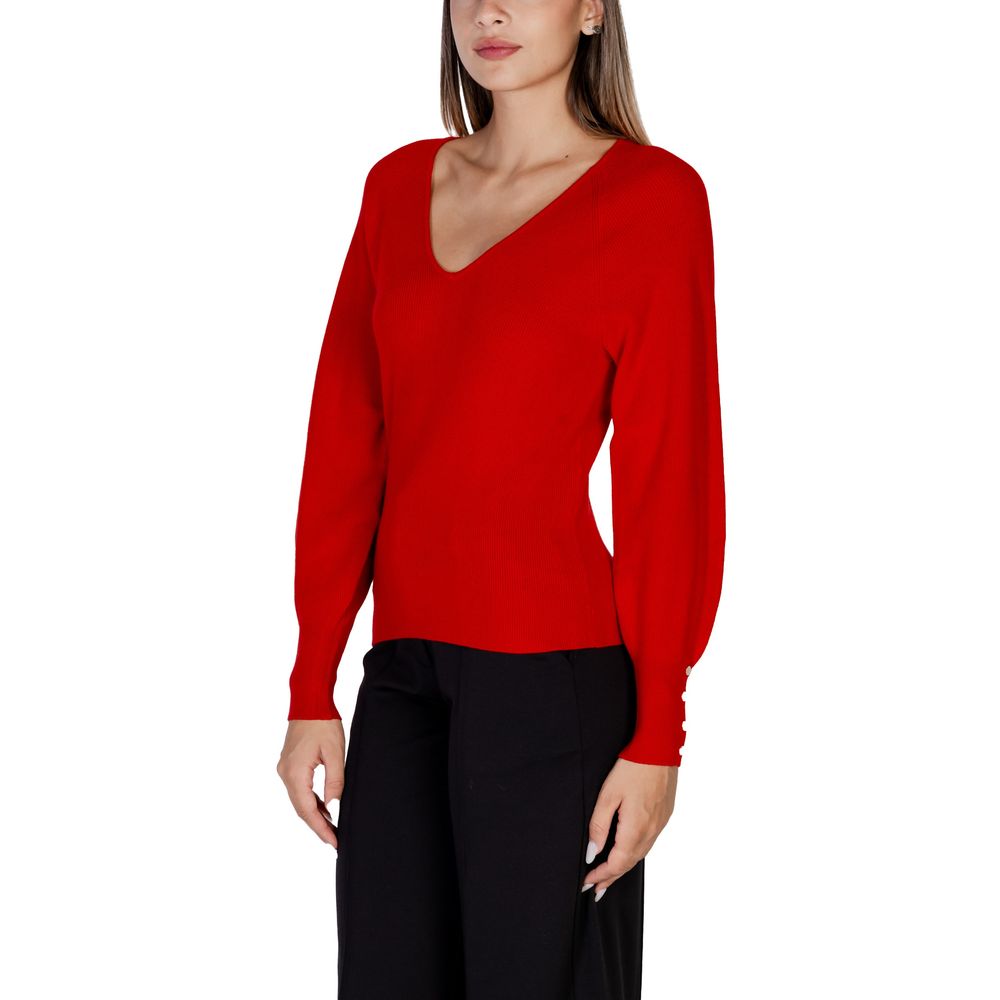 Red Viscose Tops & T-Shirt