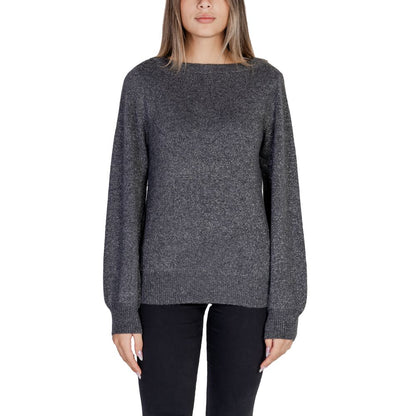 Gray Polyester Sweater