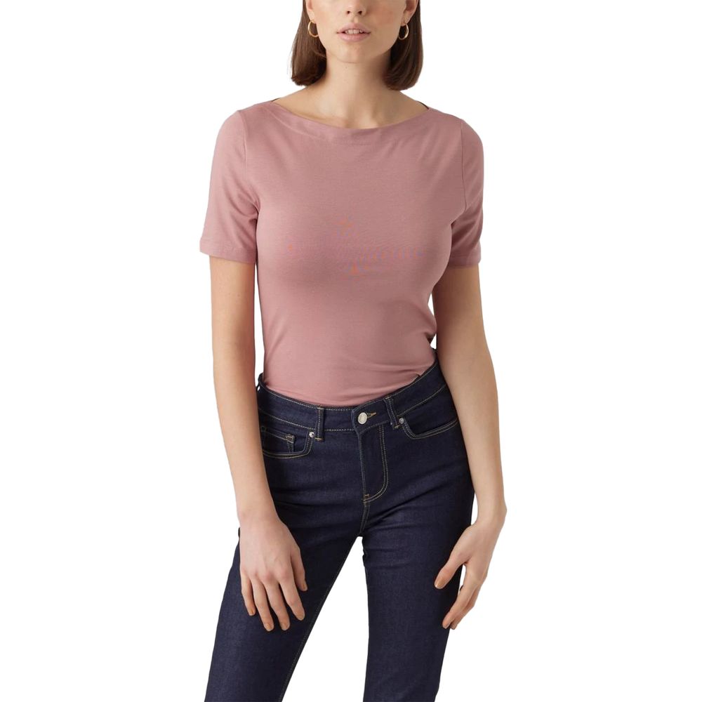 Pink Viscose Tops & T-Shirt