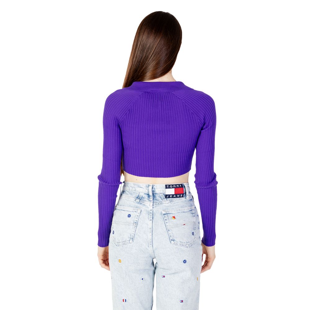 Purple Recycled Polyester Sweater