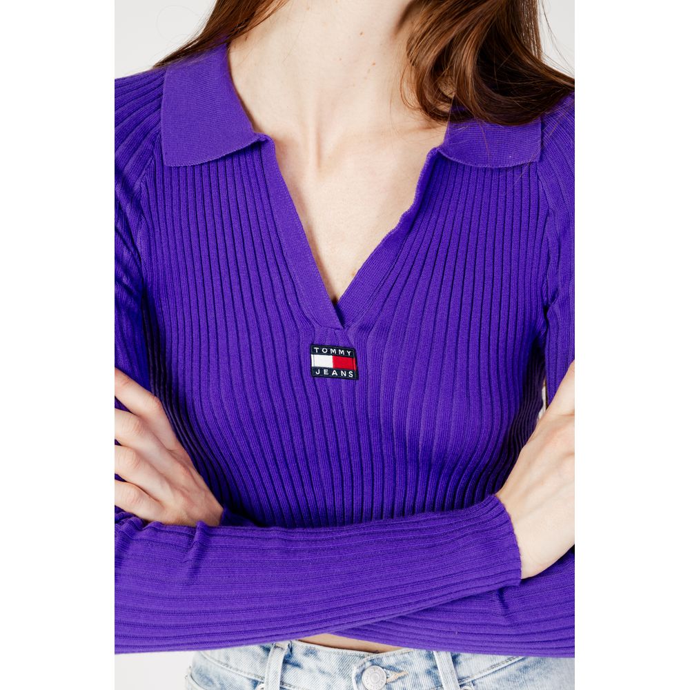 Purple Recycled Polyester Sweater