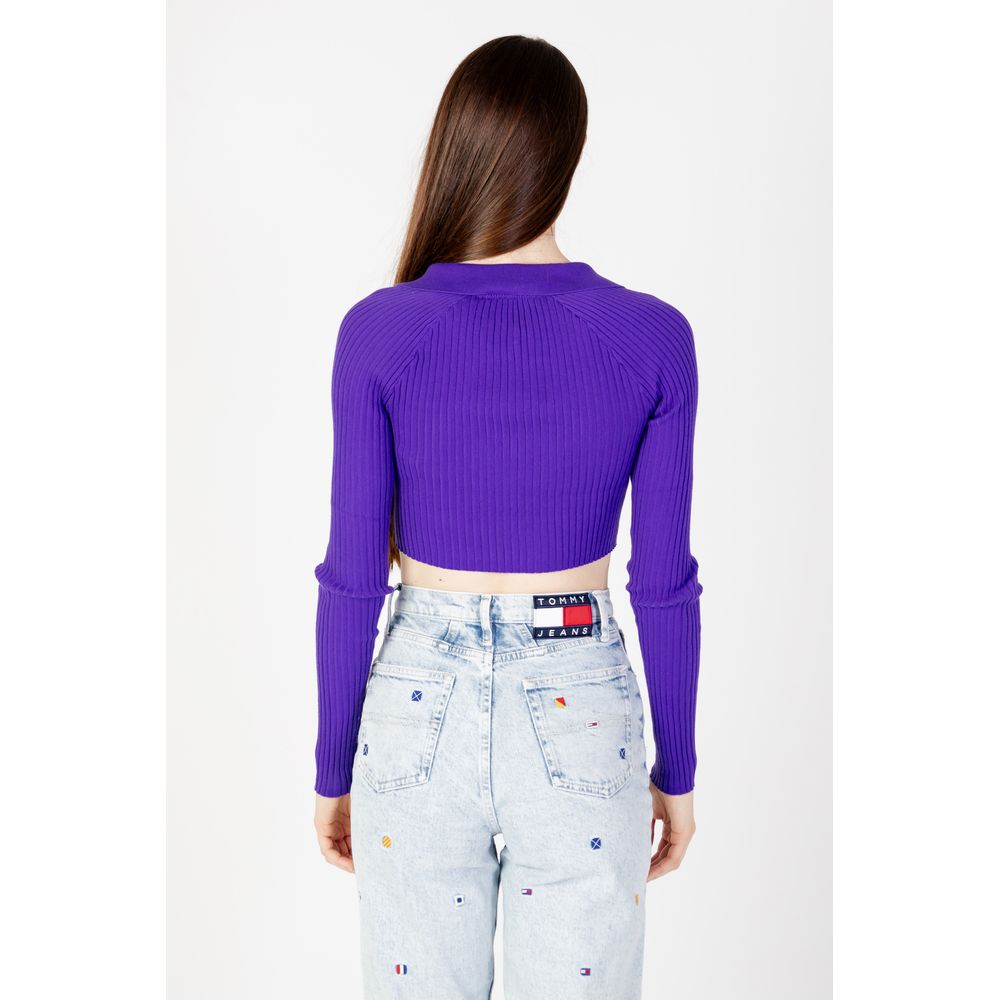 Purple Recycled Polyester Sweater