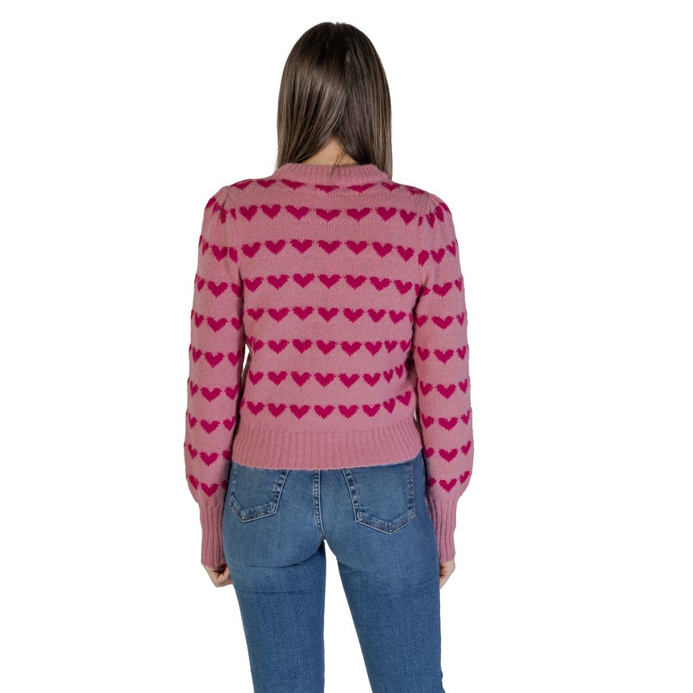 Pink Polyester Sweater