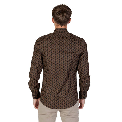 Brown Cotton Shirt