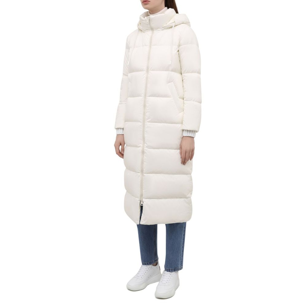 White Nylon Women Jacket