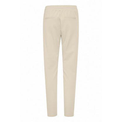 Beige Polyester Jeans & Pant