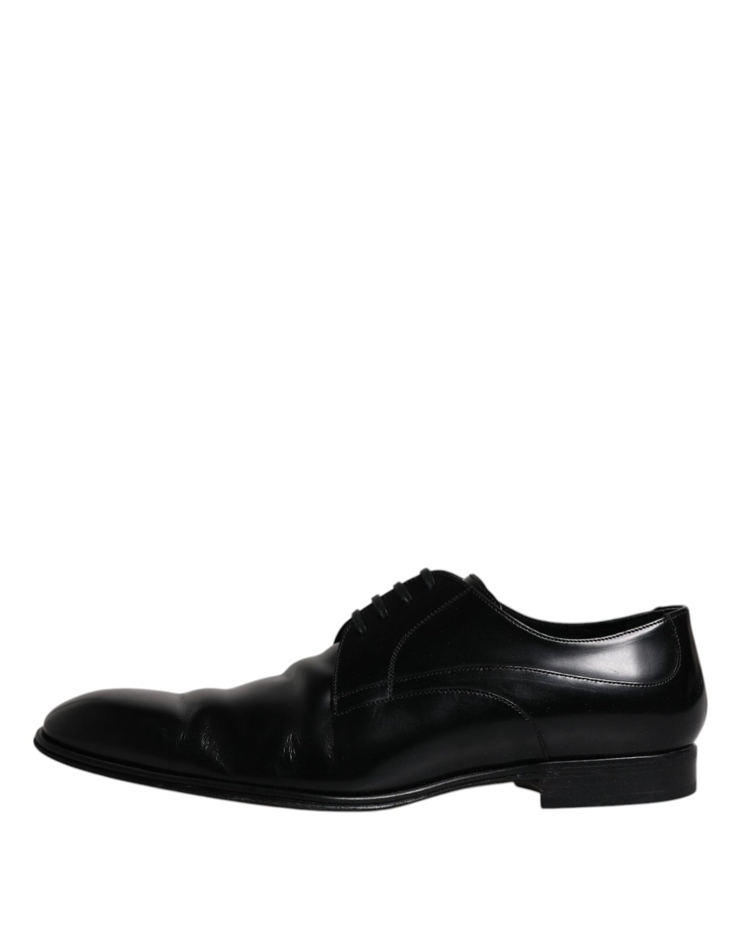 Black Leather Derby Formal Men Dress Shoes