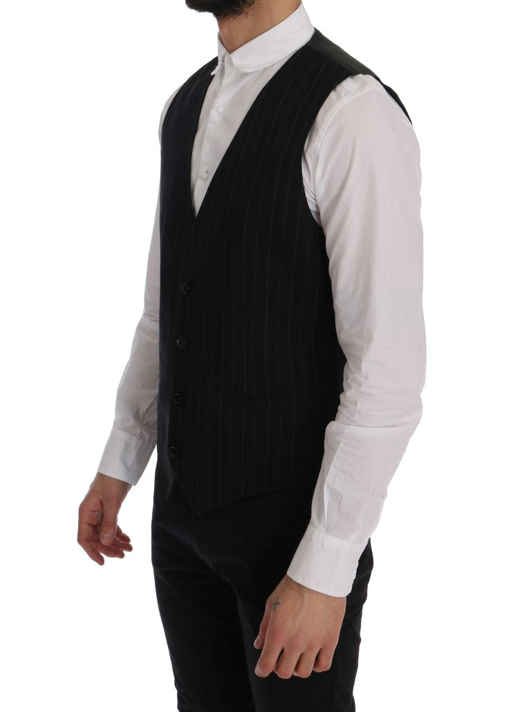 Elegant Striped Vest Waistcoat