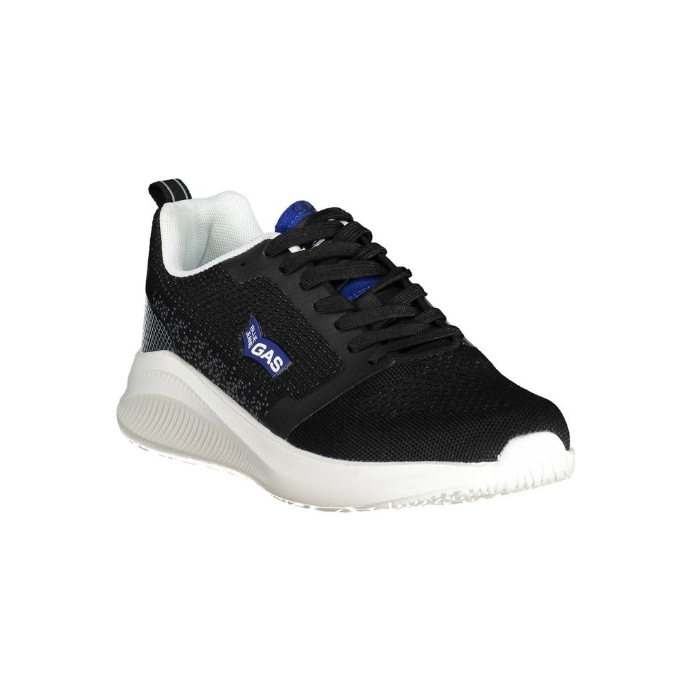 Black Polyester Sneaker