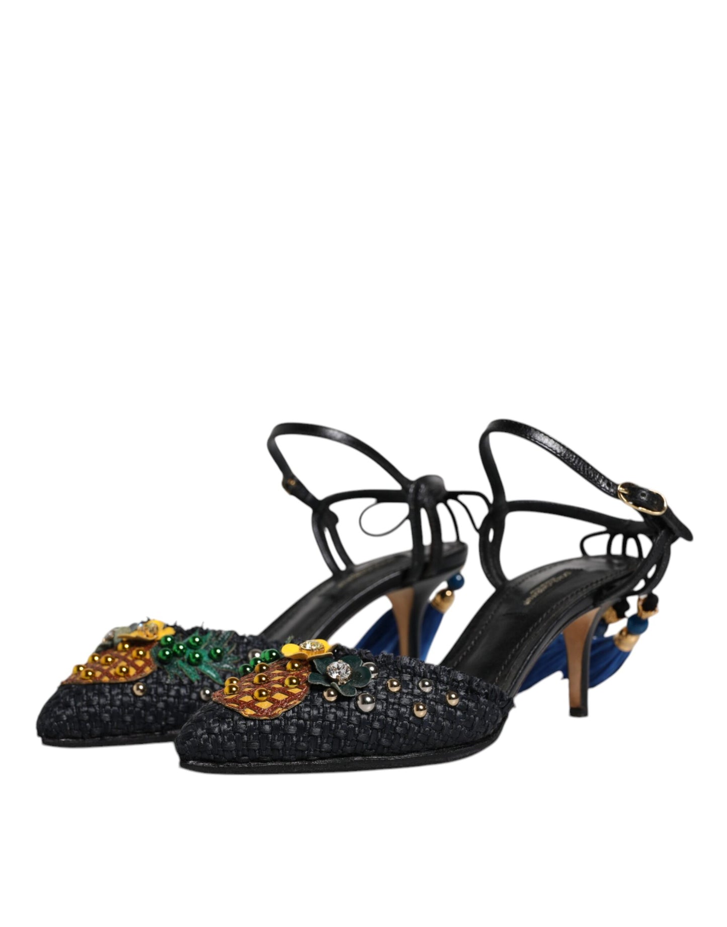 Black Pineapple Bellucci Heels Sandals Shoes