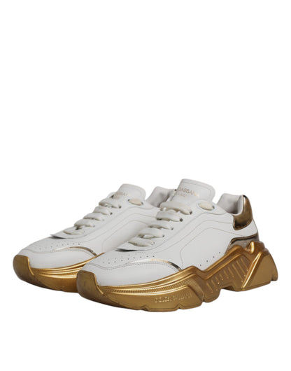 White Gold Daymaster Low Top Sneakers Shoes