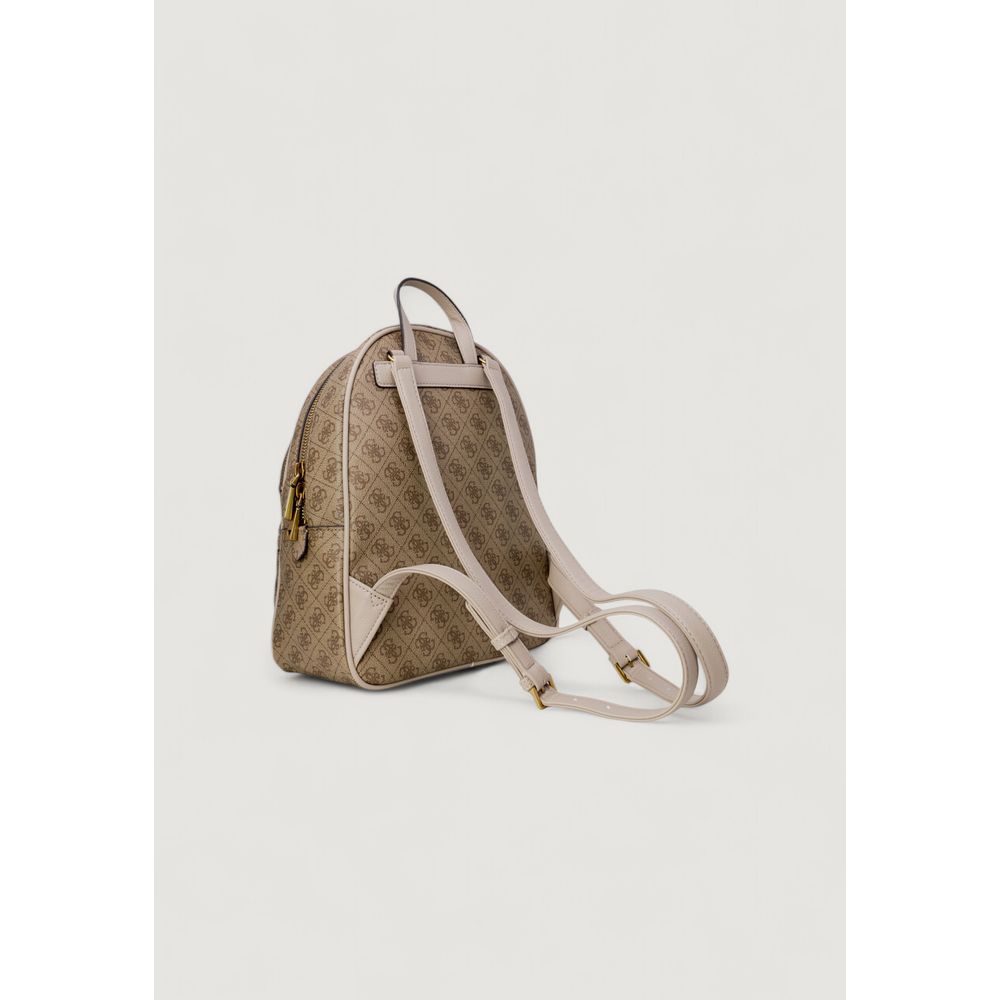 Brown Polyethylene Backpack