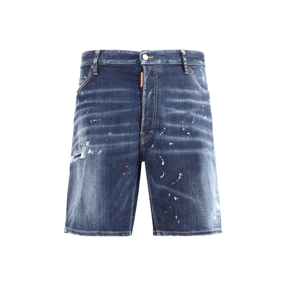 Marine Denim Shorts