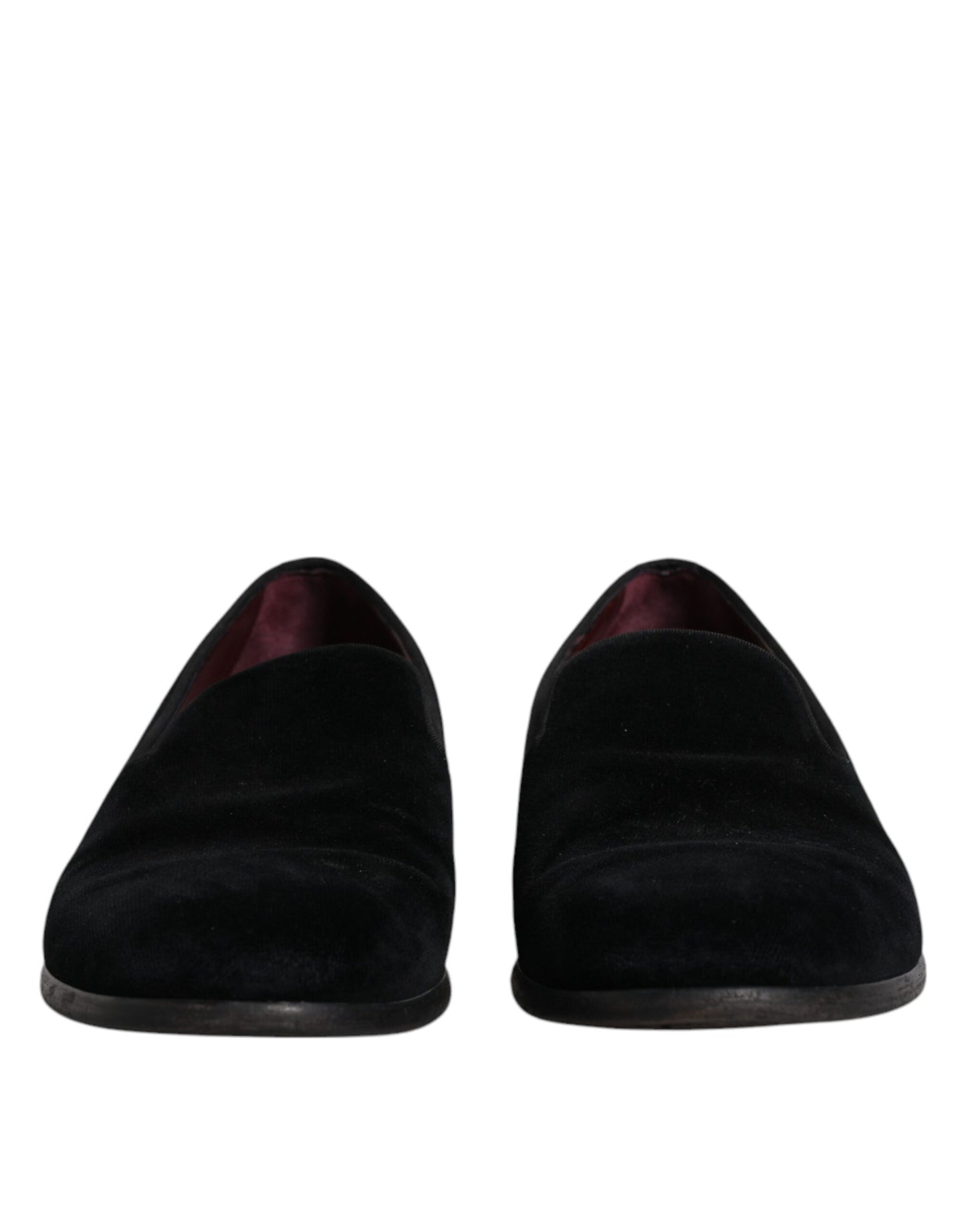 Black Velvet Loafers Formal Men Dress Shoes