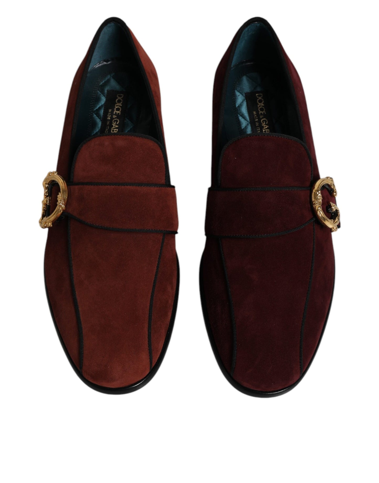 Bordeaux Suede Loafers Formal Men Dress Shoes