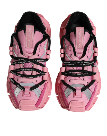 Pink Low Top Space Women Sneakers Shoes