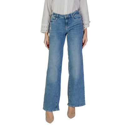 Light Blue Cotton Jeans & Pant