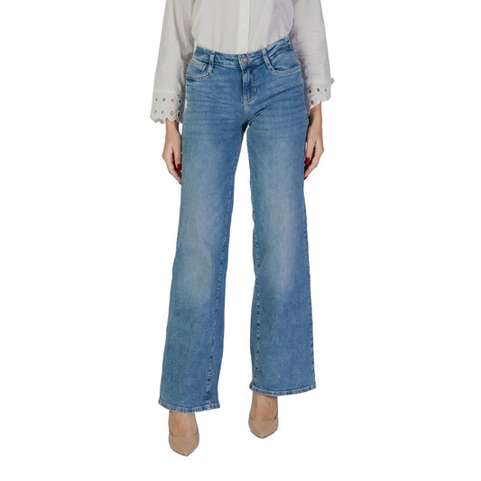 Light Blue Cotton Jeans & Pant