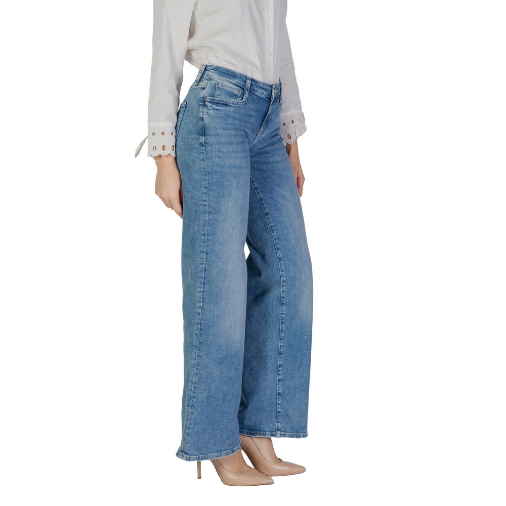 Light Blue Cotton Jeans & Pant