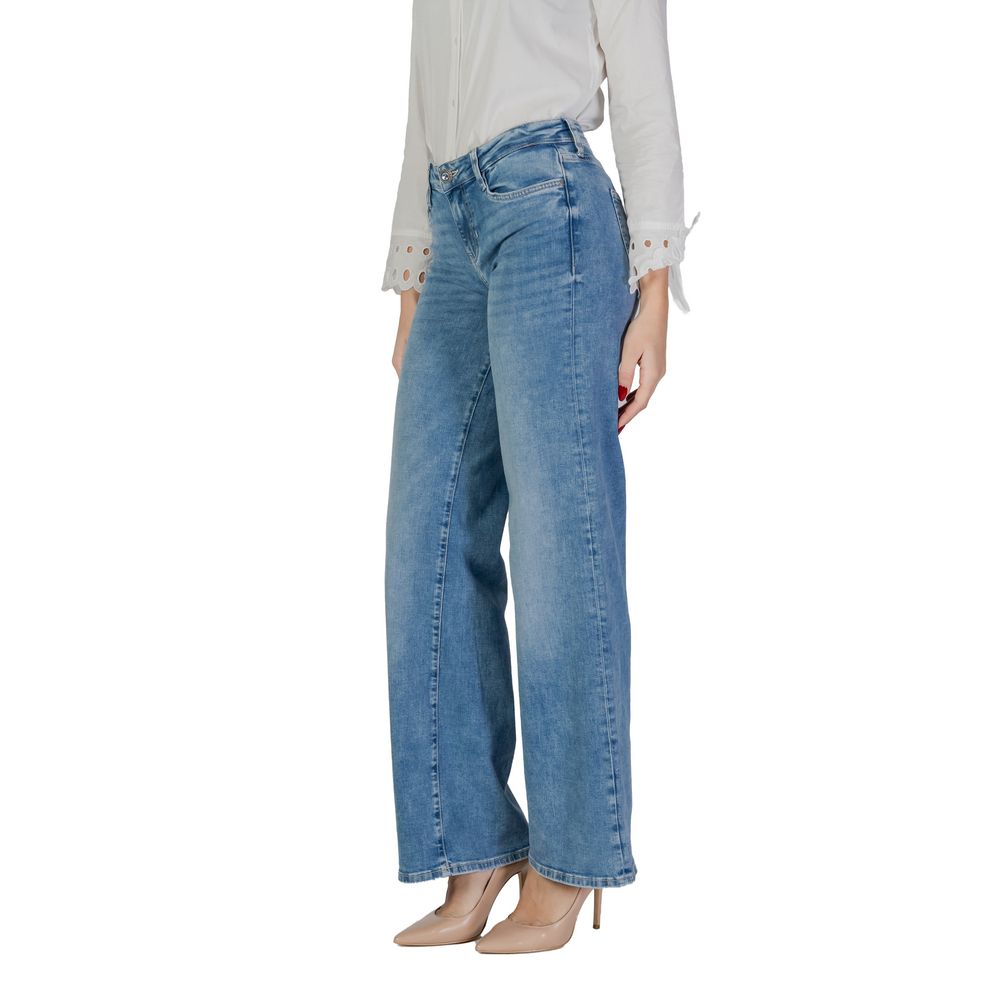 Light Blue Cotton Jeans & Pant