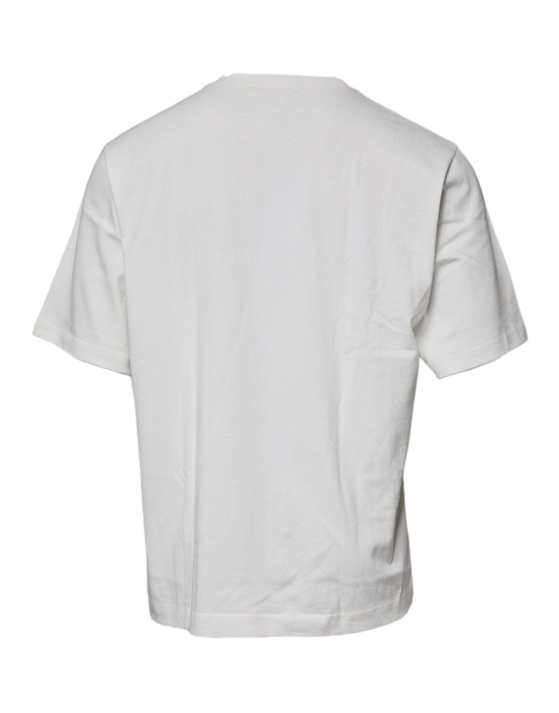 White DG Logo Crew Neck Short Sleeves T-shirt