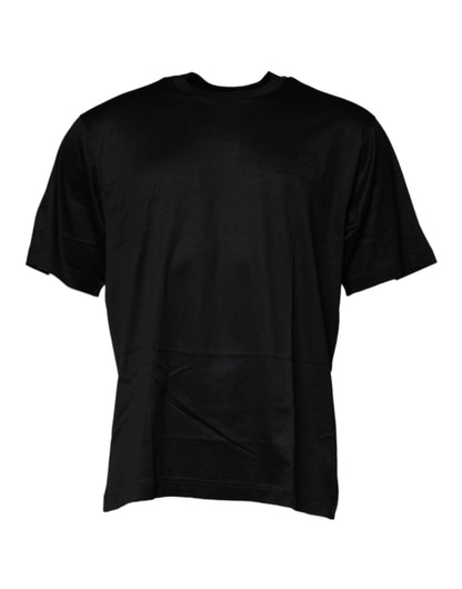 Black Crew Neck Short Sleeve T-shirt