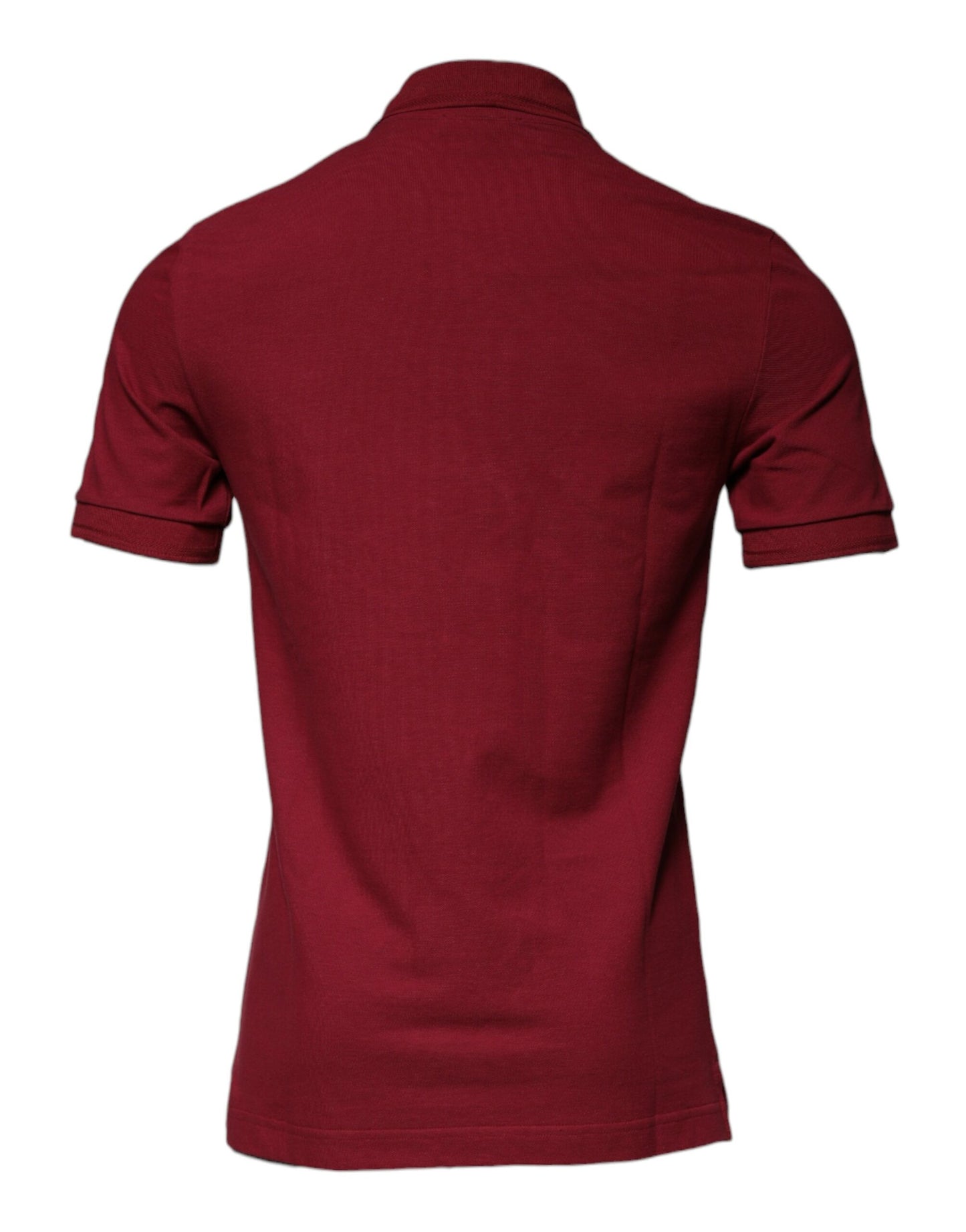 Red Crown Bee Cotton Collared Polo T-shirt