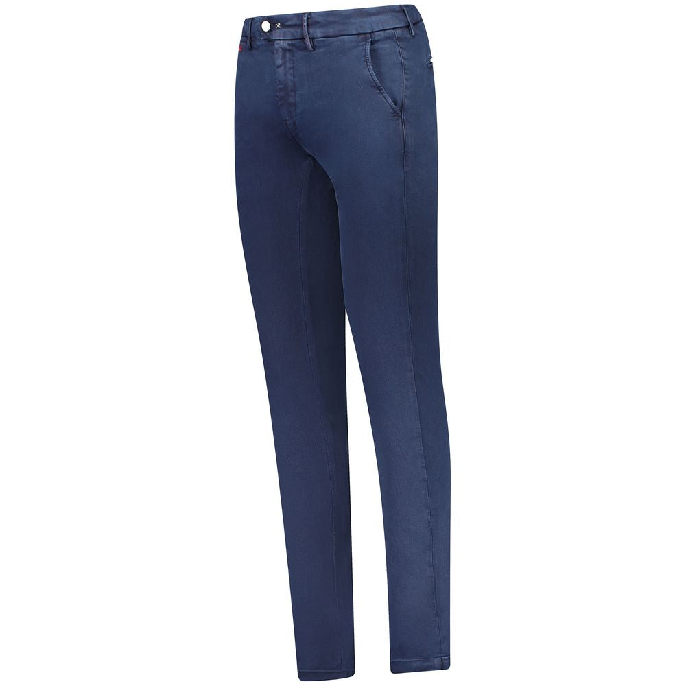 Blue Cotton Jeans & Pant