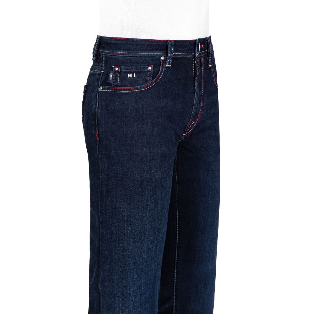 Blue Cotton Jeans & Pant