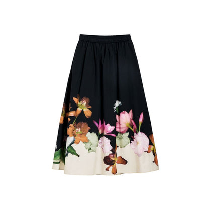 Black Cotton Skirt