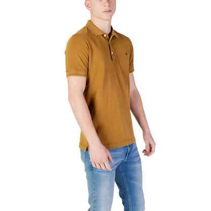 Bronze Cotton Polo Shirt